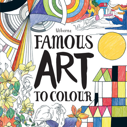Coperta cartii Famous Art to Colour