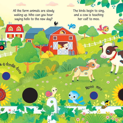 A doua pagina a cartii Farm Sounds