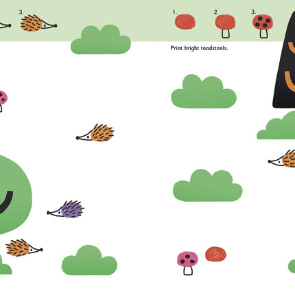 A treia pagina a cartii Fingerprint Activities Animals