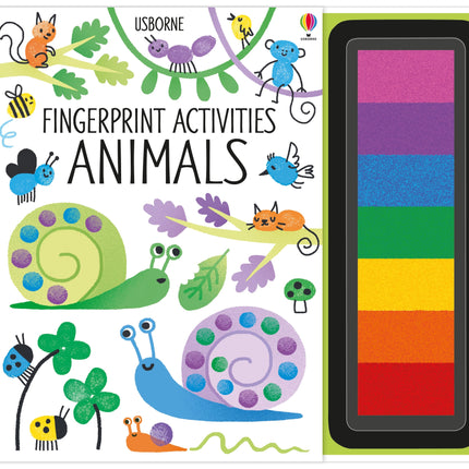 Coperta cartii Fingerprint Activities Animals