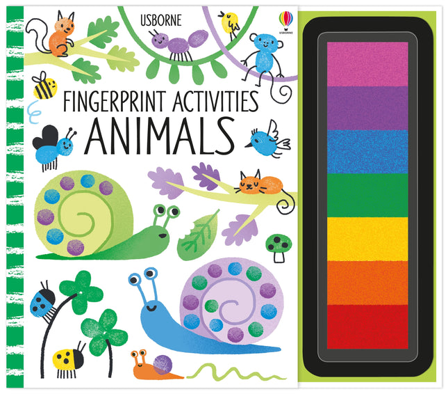 Coperta cartii Fingerprint Activities Animals