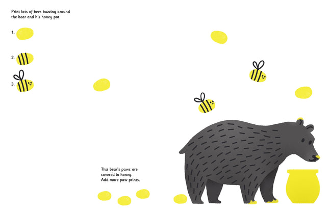 Prima pagina a cartii Fingerprint Activities Animals