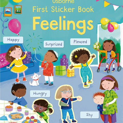 Coperta cartii First Sticker Book Feelings