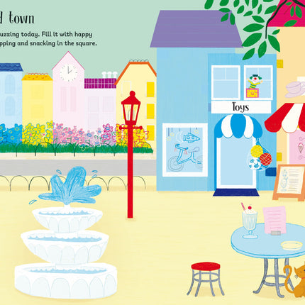 A treia pagina a cartii First Sticker Book Holiday