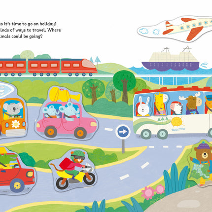 Prima pagina a cartii First Sticker Book Holiday