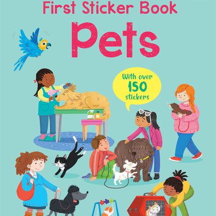 Coperta cartii First Sticker Book Pets