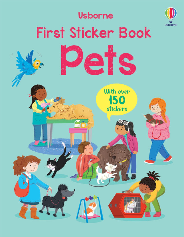Coperta cartii First Sticker Book Pets