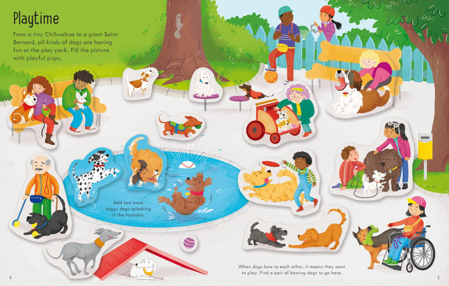 Prima pagina a cartii First Sticker Book Pets