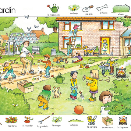 A doua pagina a cartii First Thousand Words in Spanish
