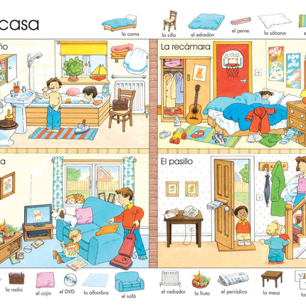 Prima pagina a cartii First Thousand Words in Spanish