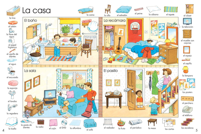 Prima pagina a cartii First Thousand Words in Spanish