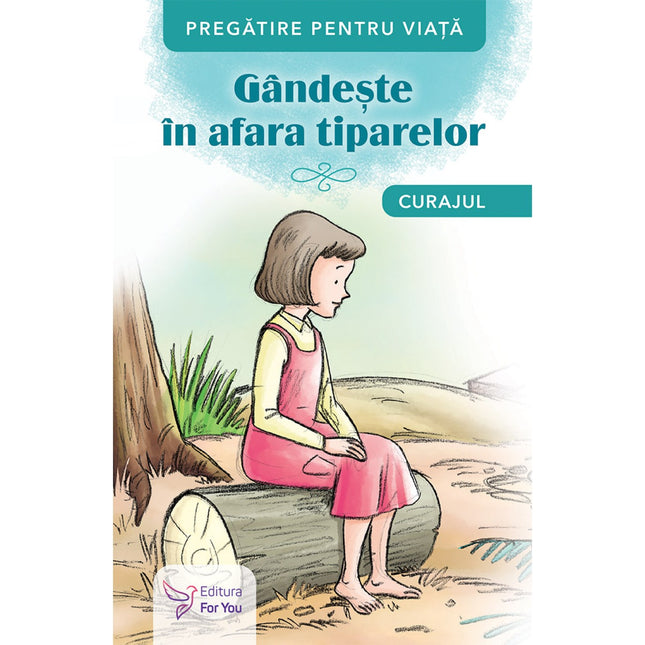 Coperta cartii Gândește în afara tiparelor, poveste in limba romana pentru copii, pe miniLama.ro