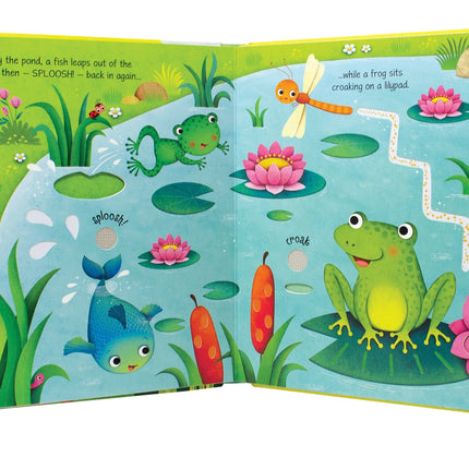 Prima pagina a cartii Garden Sounds