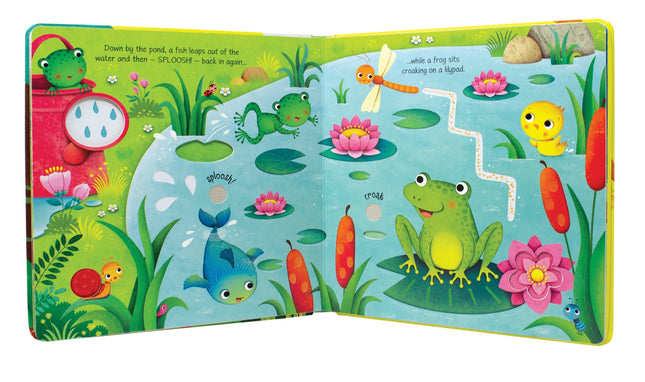 Prima pagina a cartii Garden Sounds