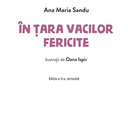 Prima pagina a cartii În țara vacilor fericite
