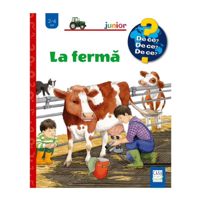 Coperta cartii cu clapete La fermă (De ce?)