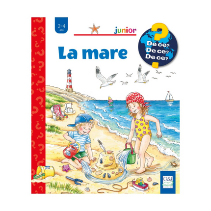 Coperta cartii cu clapete La mare De ce? De ce? De ce?