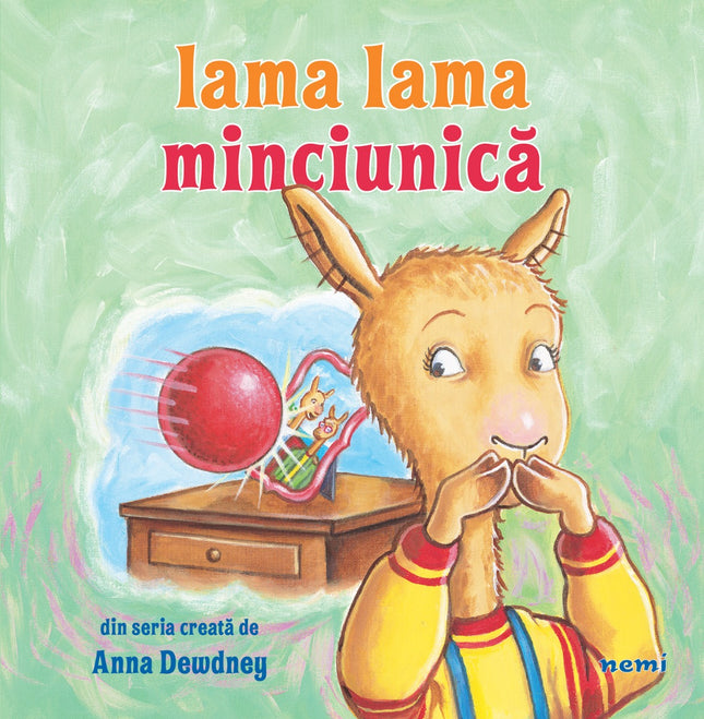 Coperta cartii Lama Lama minciunică - Poveste în limba română