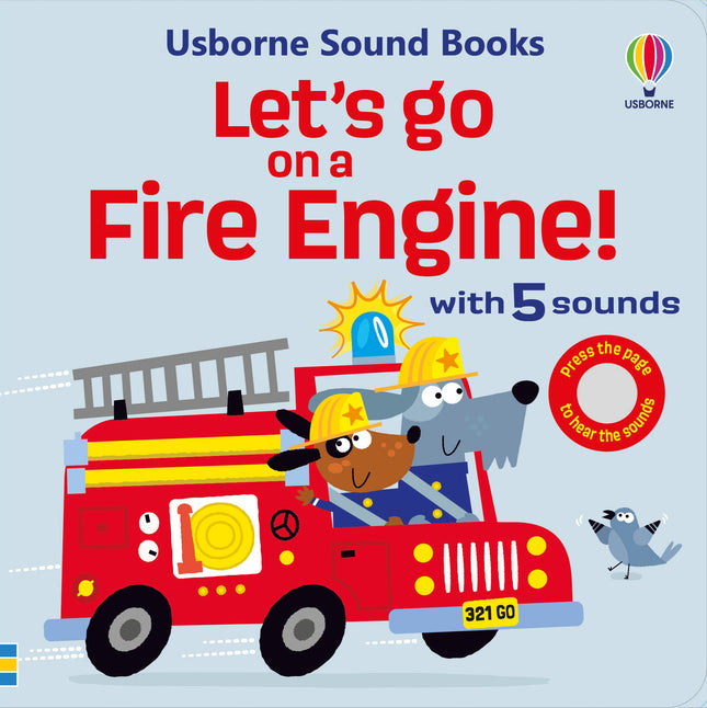 Coperta carte Let's go on a Fire Engine