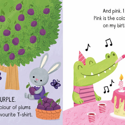 Prima pagina a cartii Little Board Books Colours