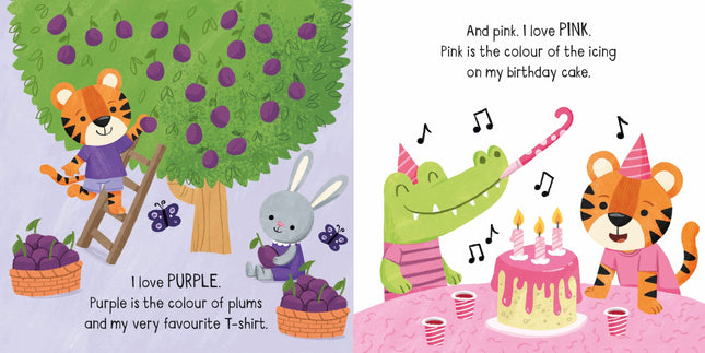 Prima pagina a cartii Little Board Books Colours