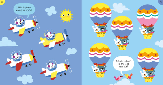 Prima pagina a cartii Little Children's Spot the Difference Book