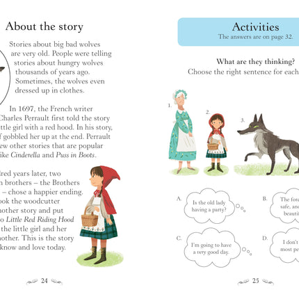 Prima pagina a cartii Little Red Riding Hood