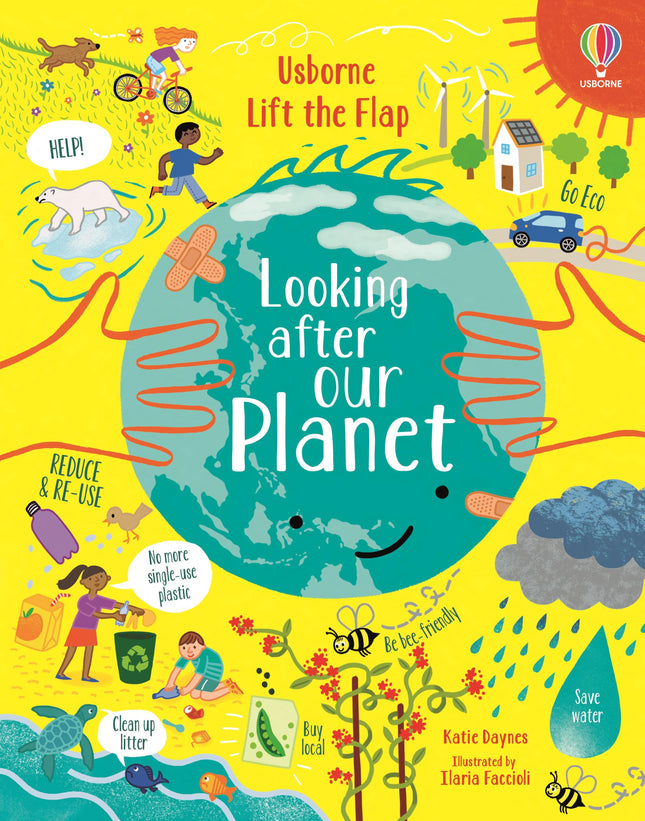 Prima pagina a cartii Looking After Our Planet
