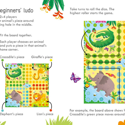 Instructiuni ale jocului Ludo Board Game Animals
