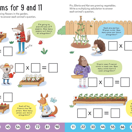 Usborne English and Maths Giant Workbook 7–8 copertă carte educativă
