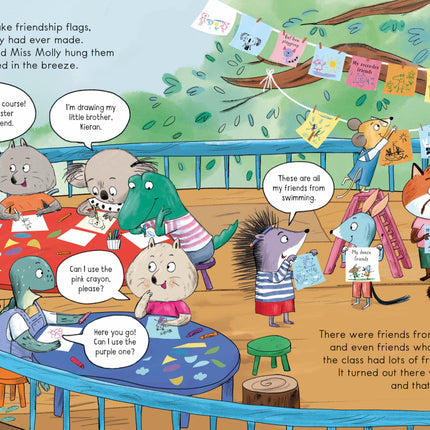 Prima pagina a cartii Miss Molly's School of Making Friends