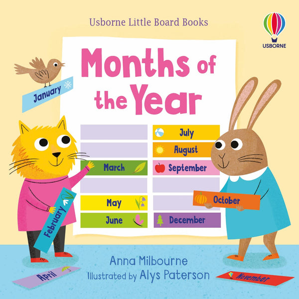 Little Board Books Months of the Year - Poveste în limba engleză