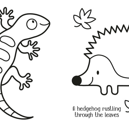 A doua pagina a cartii My Big Animal Colouring Book