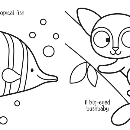 A treia pagina a cartii My Big Animal Colouring Book