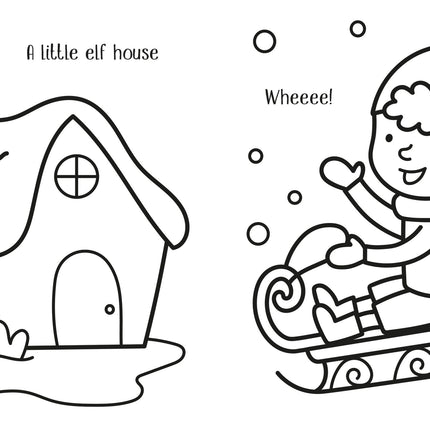 A patra pagina a cartii My Big Happy Christmas Colouring Book