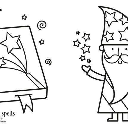 A treia pagina a cartii My Big Magical Colouring Book