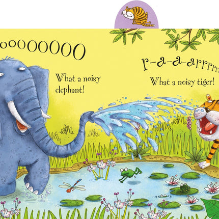 Prima pagina a cartii Noisy Jungle