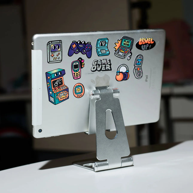 exemplu personalizare cu set de stickere OMY Fabulous stickers BIG Game Boy - miniLama