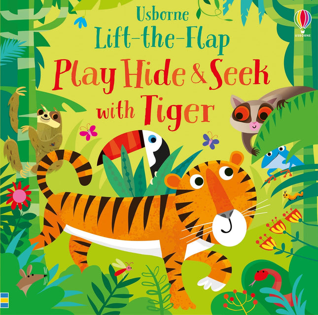 Coperta cartii Play Hide and Seek with Tiger
