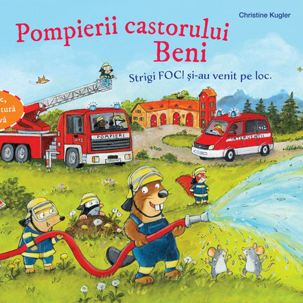 Coperta cartii Pompierii castorului Beni - Carte cu clapete