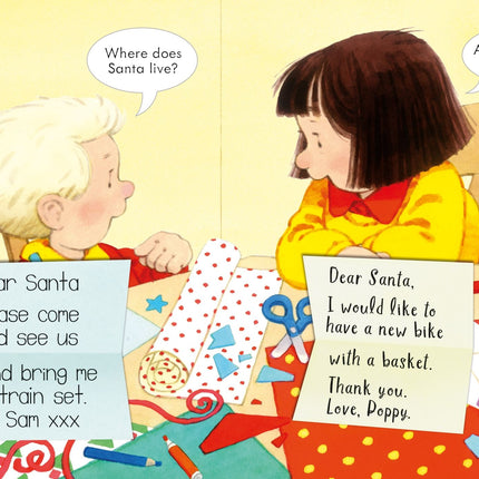 A doua pagina a cartii Poppy and Sam's Lift-the-Flap Christmas with Advent Calendar