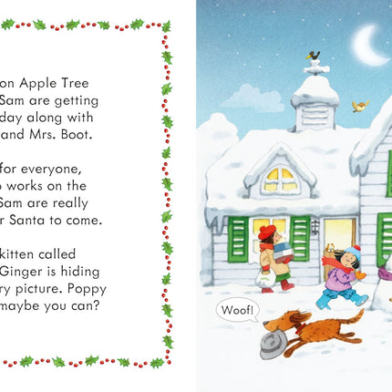 A saptea pagina a cartii Poppy and Sam's Lift-the-Flap Christmas with Advent Calendar