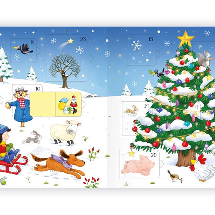 A sasea pagina a cartii Poppy and Sam's Lift-the-Flap Christmas with Advent Calendar