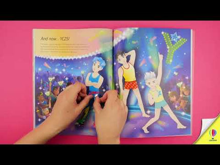 video demonstrativ cu cartea sticker dolly dressing k-pop - miniLama