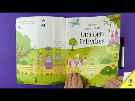 Video de prezentare al cartii Wipe-Clean Unicorn Activities