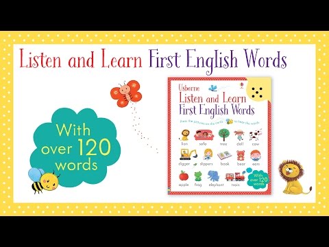 Video de prezentare al cartii Listen and Learn First English Words
