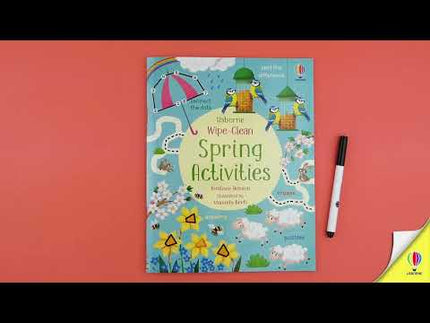 Video de prezentare al cartii Wipe-Clean Spring Activities