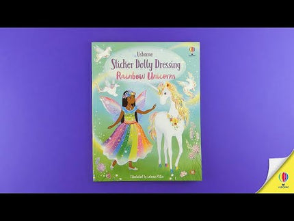 Video de prezentare al cartii Sticker Dolly Dressing Rainbow Unicorns