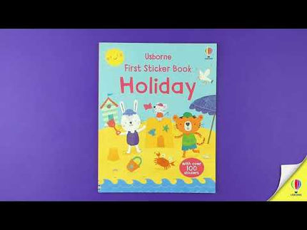 Video de prezentare al cartii First Sticker Book Holiday