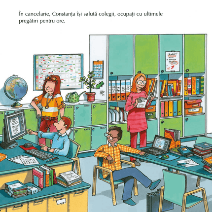 A patra pagina a cartii Prietena mea, învățătoarea